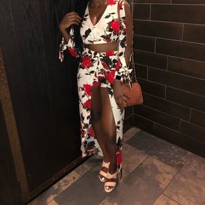 Floral two piece